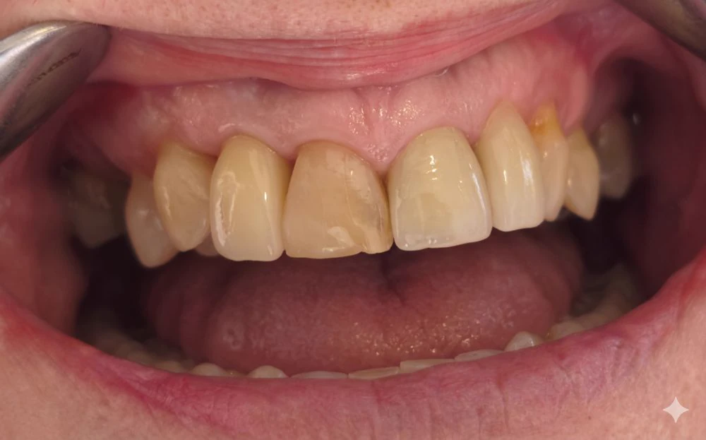 front tooth implant case study | Dentist in Stoke on Trent